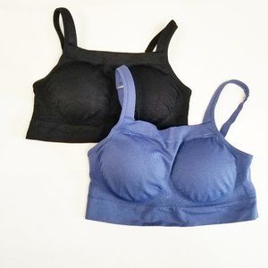 Breezies Seamless Square Neck Bralette Set of 2 A3